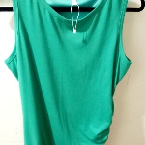 Vibrant Green Sleeveless Women's Tank Top